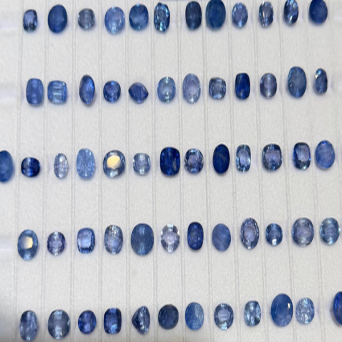 Natural Blue Sapphire from Srilanka (Normal Heat) (price per 1 stone) DXBCS3563