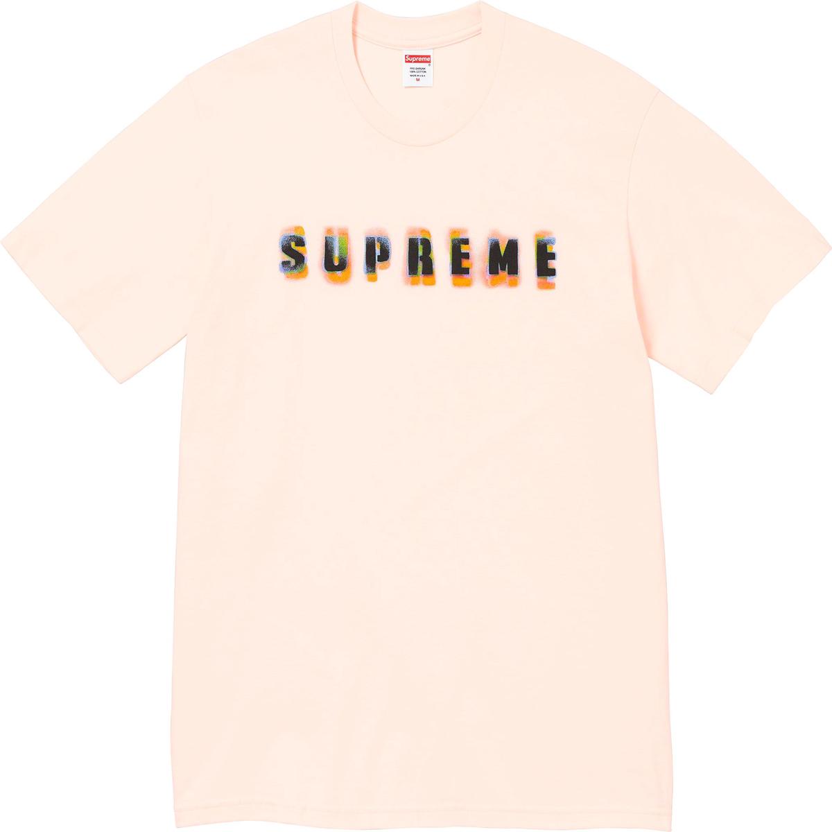 Supreme Stencil Tee Pink