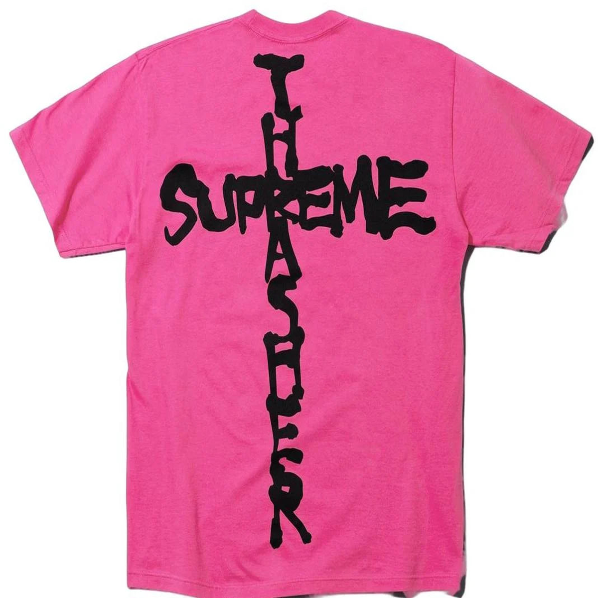 SupremeThrasher Cross Tee Pink