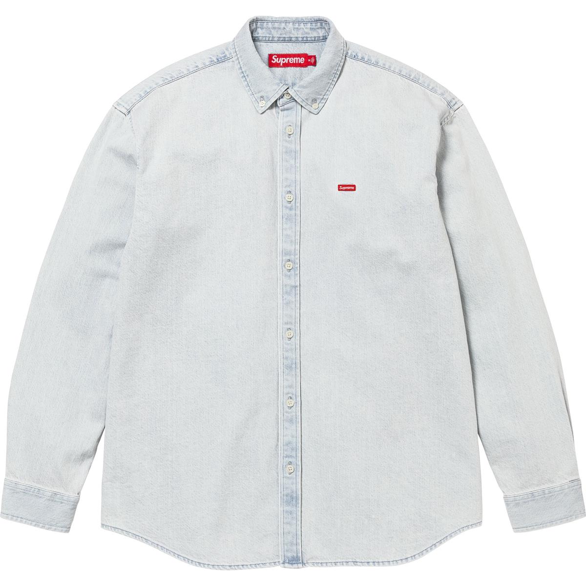 Supreme FW25 Small Box Denim Shirt Light Indigo