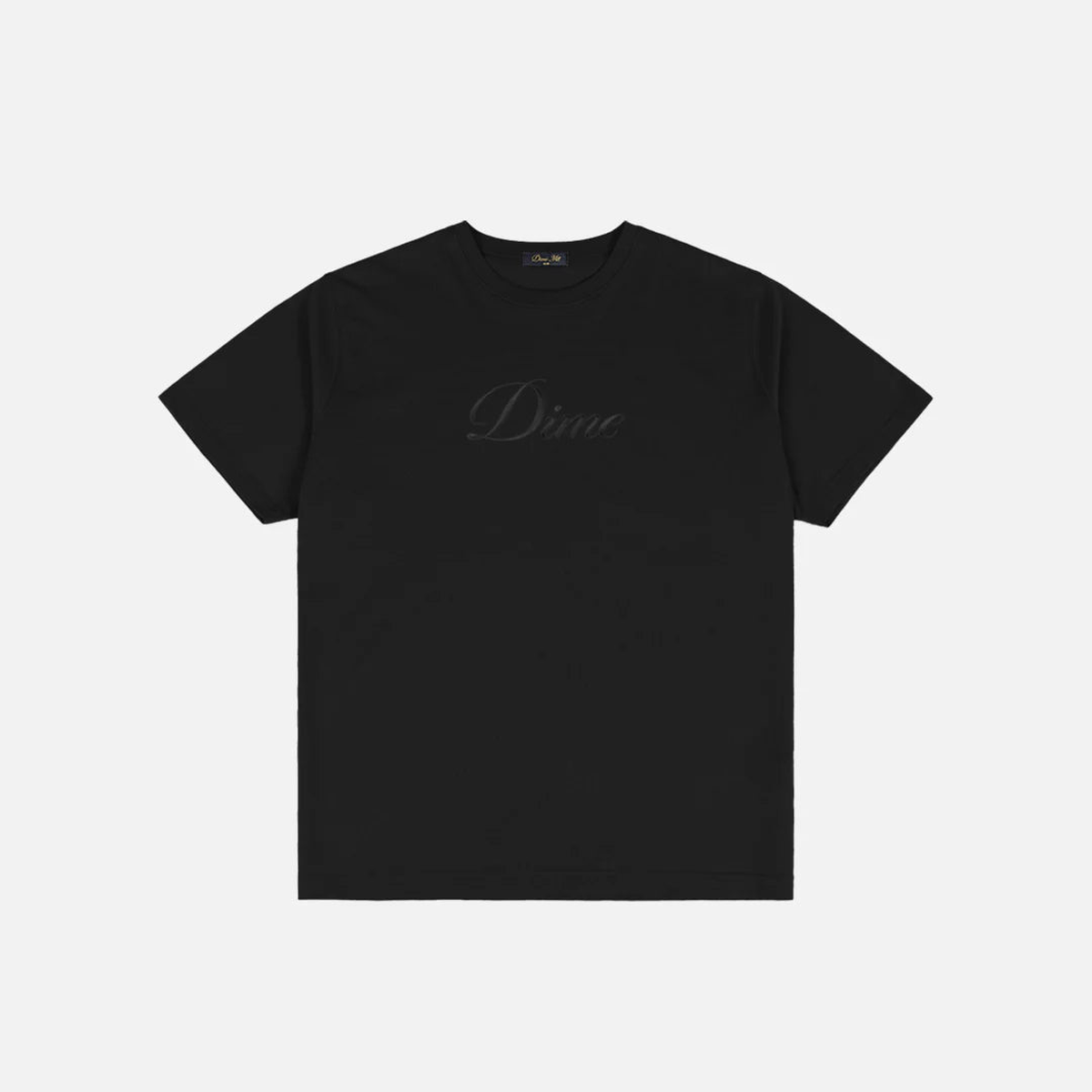 Dime Cursive T-Shirt Black